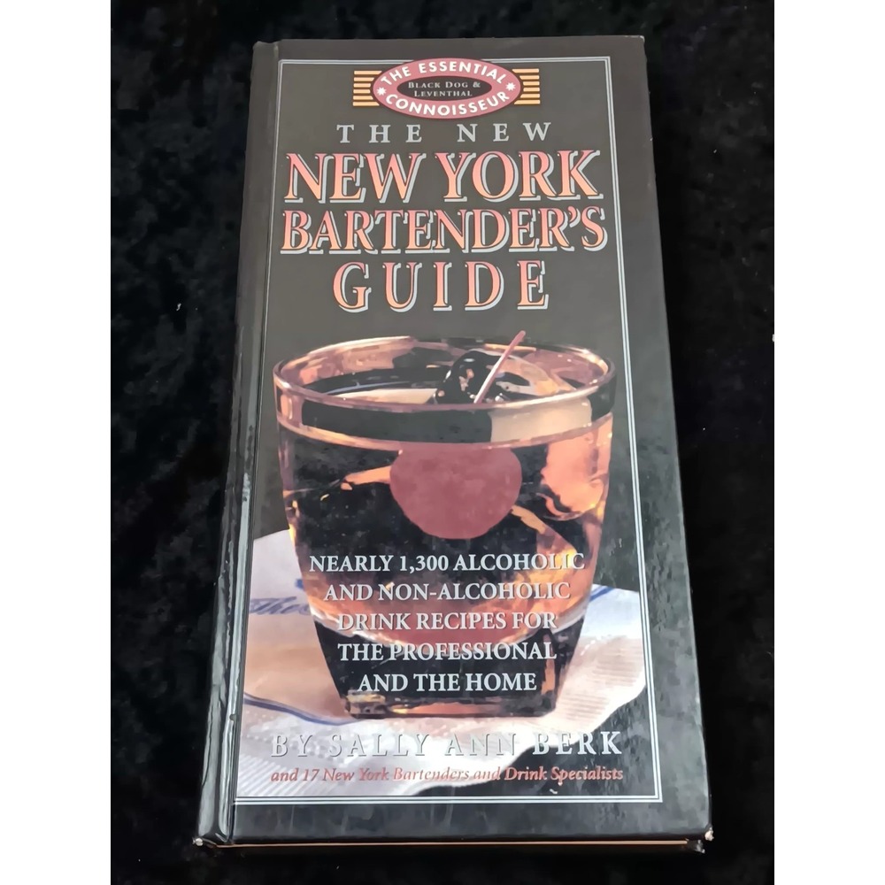 The New York Bartender's Guide 1997 HC Nearly 1300 Drink Recipes UK Print
